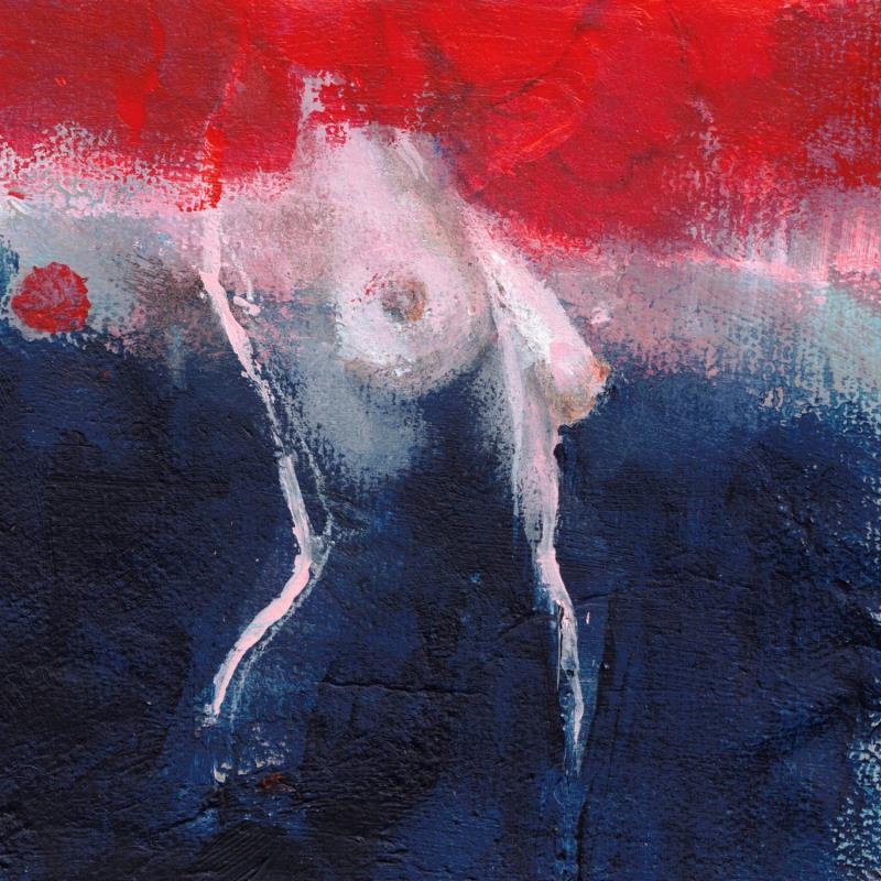 Peinture Éclat et contraste par Bergues Laurent | Tableau Figuratif Nu Aquarelle Acrylique Encre Fusain Papier