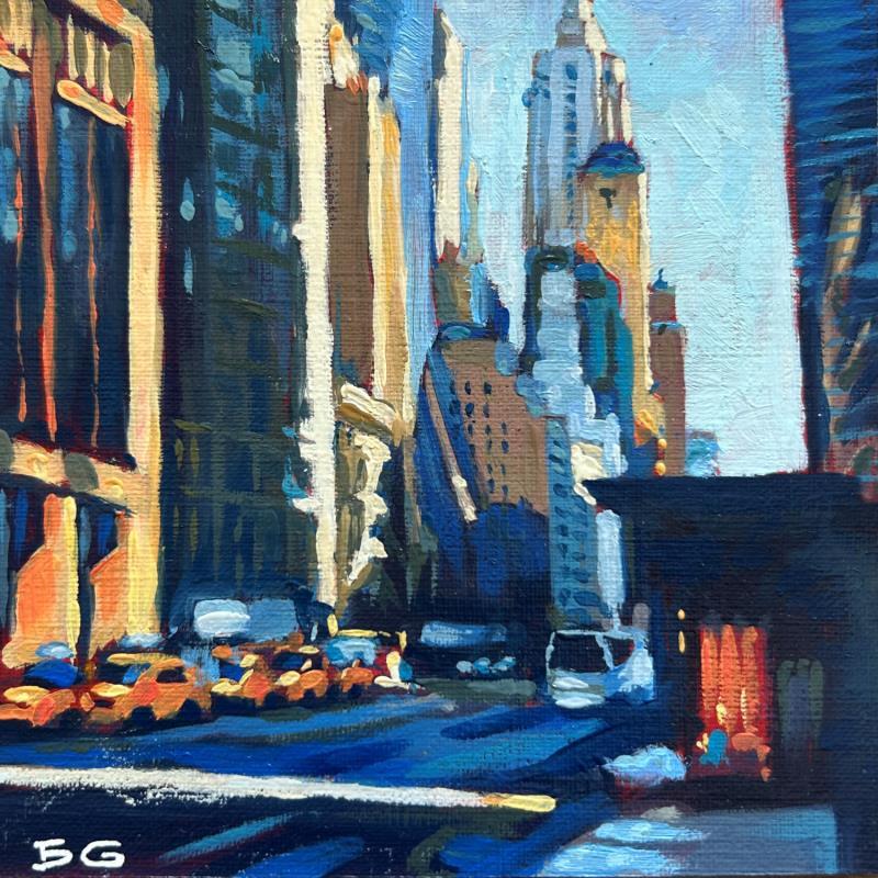 Peinture City  par Gaboury Benjamin  | Tableau Réalisme Architecture Huile