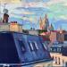 Painting Les toits by Gaboury Benjamin  | Painting Realism Landscapes Urban Architecture Oil