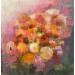 Painting Champ fleuri by Rocco Sophie | Painting Raw art Nature Acrylic