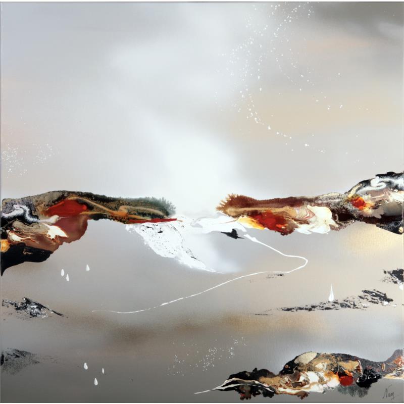 Peinture 925 par Naen | Tableau Abstrait Acrylique Encre