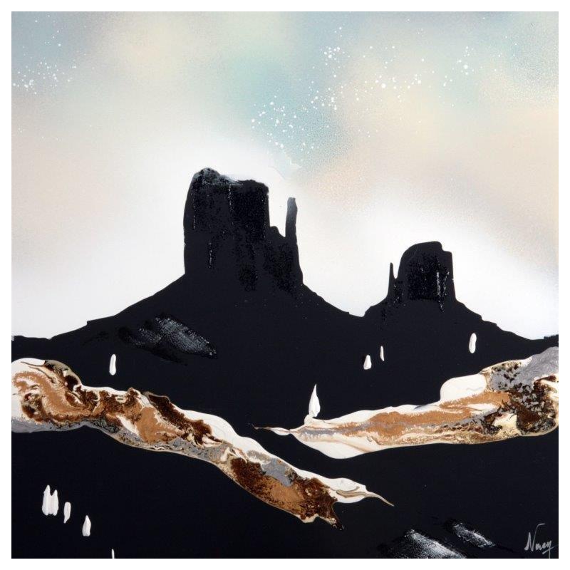 Painting C 3320 by Naen | Painting Abstract Acrylic Ink