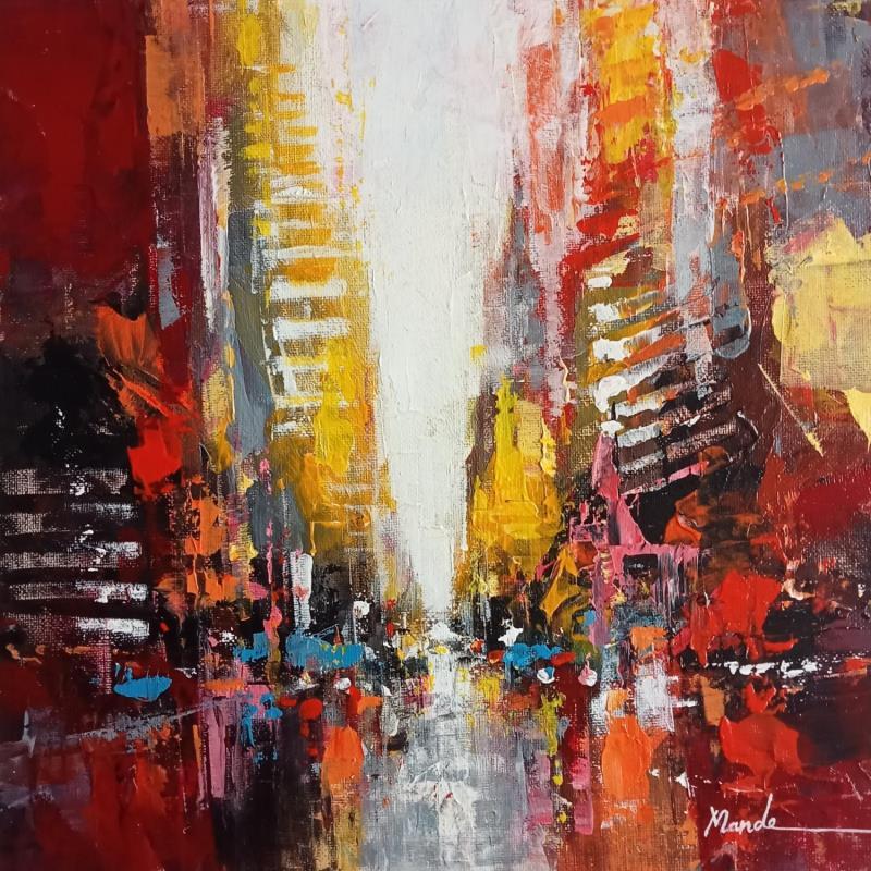 Painting Better life than hever by Mande | Painting Realism Urban Oil