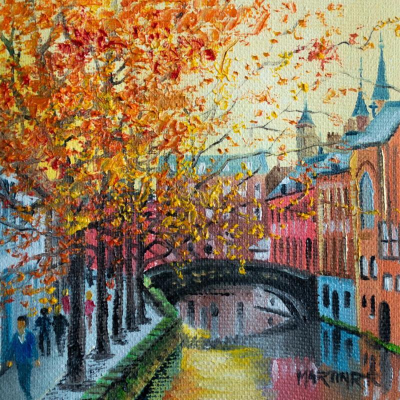 Peinture Paisaje Sonado par Rodriguez Rio Martin | Tableau Figuratif Urbain Huile