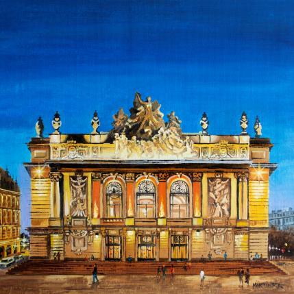 Gemälde Opera House von Rodriguez Rio Martin | Gemälde Figurativ Öl Urban