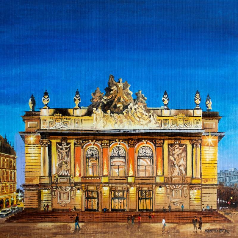 Painting Opera House by Rodriguez Rio Martin | Painting Figurative Urban Oil