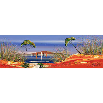 Peinture Le chemin des espoirs par Fonteyne David | Tableau Figuratif Acrylique