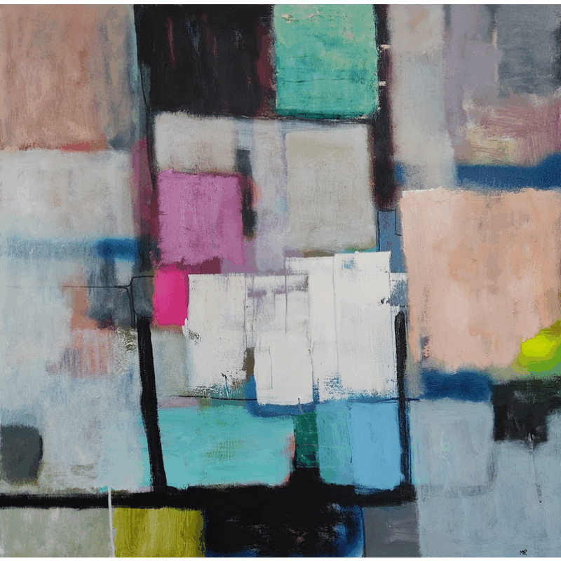 Painting Us - You and Me by Pedersen Morten | Painting Abstract Acrylic