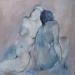 Painting Douceur du jour by Chaperon Martine | Painting Figurative Nude Acrylic
