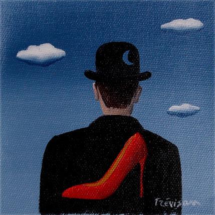 Painting Woman idea by Trevisan Carlo | Painting Surrealism Oil Minimalist