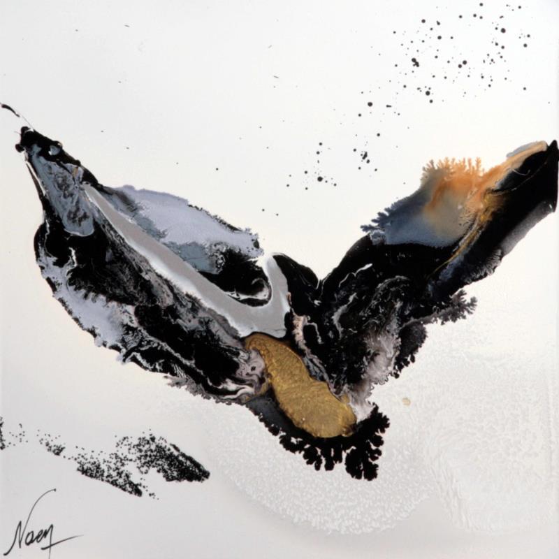 Peinture C3472 par Naen | Tableau Abstrait Acrylique Encre