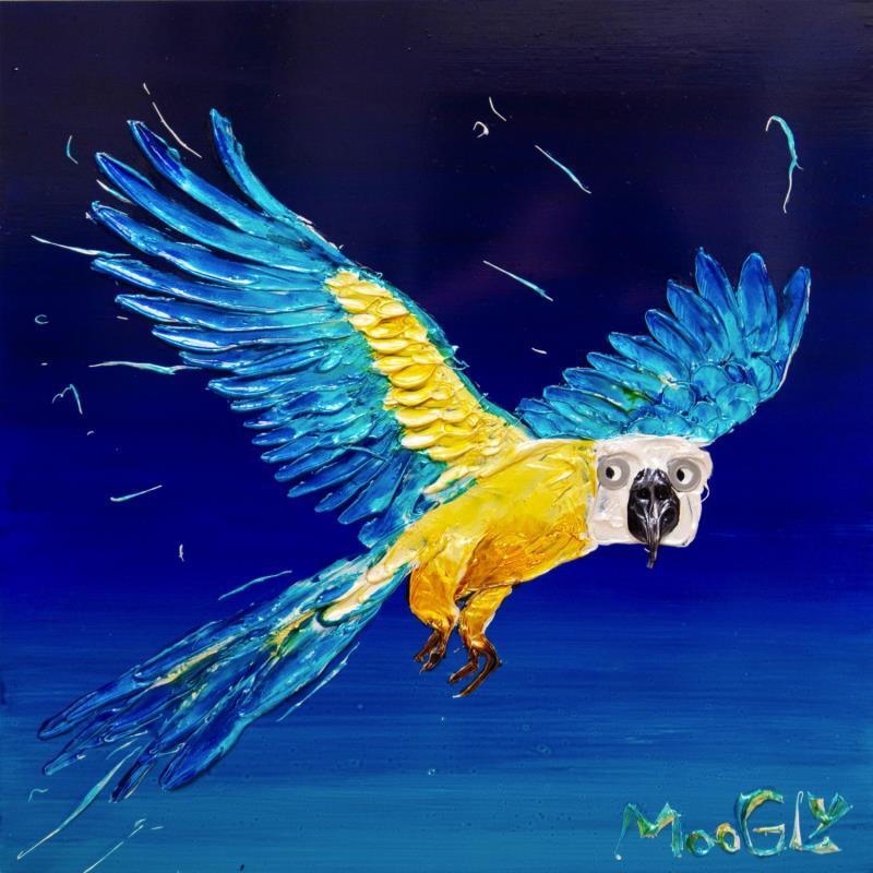 Pintura MÉFIUS por Moogly | Pintura Arte bruto Animales Acrílico Resina Pigmentos