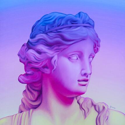 Gemälde Artémis von Bisoux Morgan | Gemälde Figurativ Öl Pop-Ikonen, Porträt