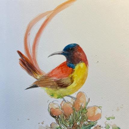 Peinture Bird 2 par Yu Huan Huan | Tableau Figuratif Encre