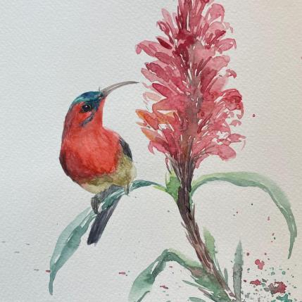 Painting Bird 3 by Yu Huan Huan | Painting Figurative Ink Pop icons