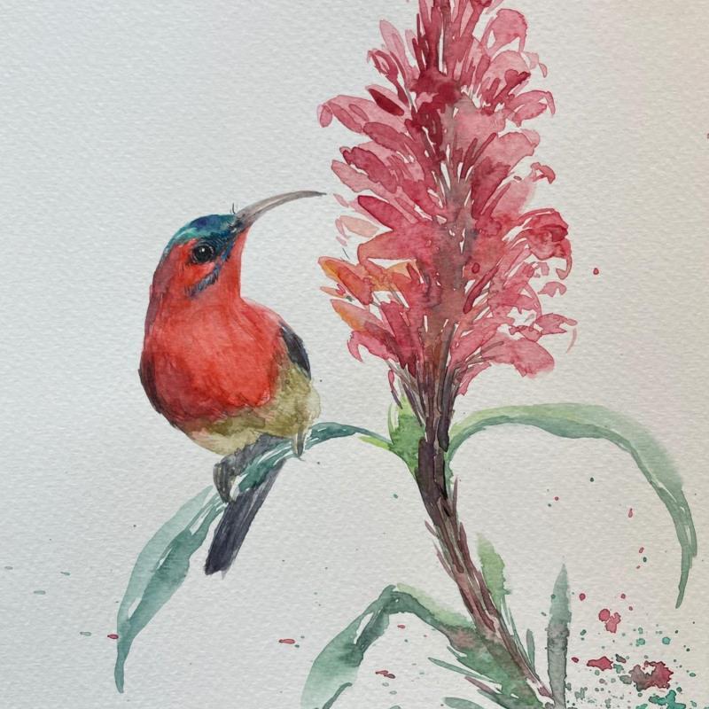 Painting Bird 3 by Yu Huan Huan | Painting Figurative Ink