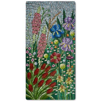 Painting Spring garden 1 by Dmitrieva Daria | Painting Impressionism Acrylic Landscapes, Nature