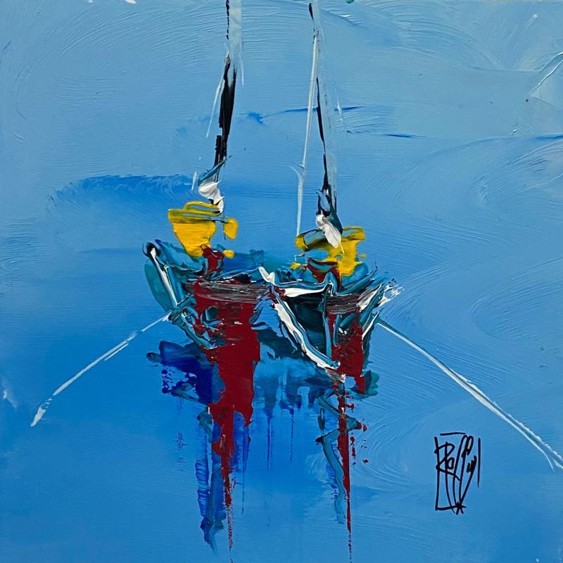 Painting Ancrage by Raffin Christian | Painting Figurative Life style Oil