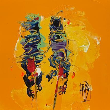 Painting Balade by Raffin Christian | Painting Figurative Oil Life style