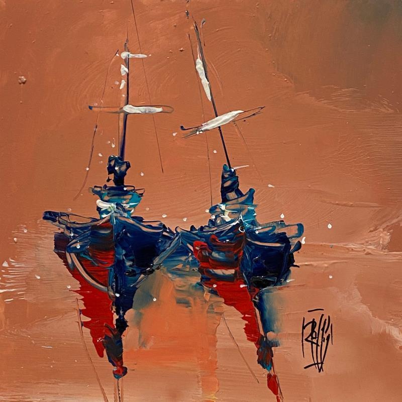 Painting Coeur de marin by Raffin Christian | Painting Figurative Marine Oil