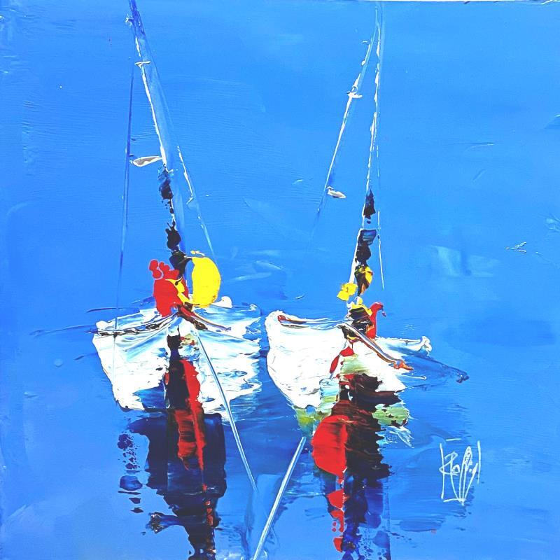 Peinture Duo par Raffin Christian | Tableau Figuratif Marine Huile