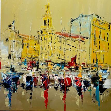 Painting Marseille by Raffin Christian | Painting Figurative Oil Marine