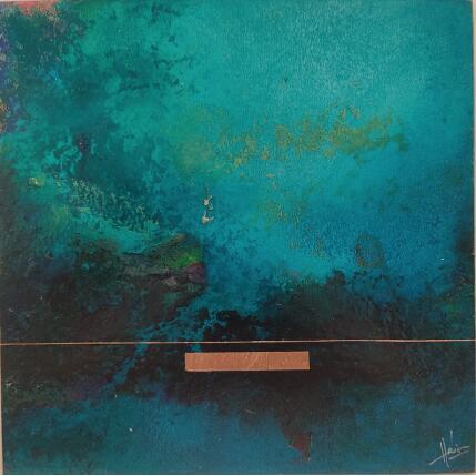 Peinture Abstraction 3769 par Hévin Christian | Tableau Abstrait Acrylique, Huile Minimaliste