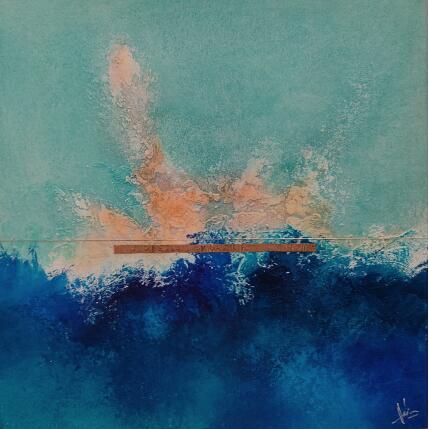 Peinture Abstraction 3779 par Hévin Christian | Tableau Abstrait Acrylique, Huile Minimaliste