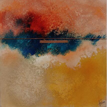 Peinture Abstraction 3778 par Hévin Christian | Tableau Abstrait Acrylique, Huile Minimaliste