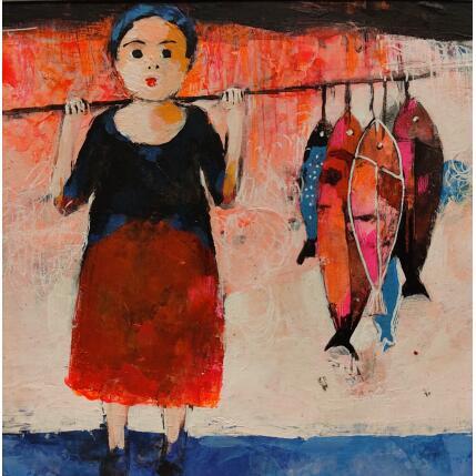 Pintura ST M4 por Abiy | Pintura Figurativo Aceite, Collage Life style, Niño