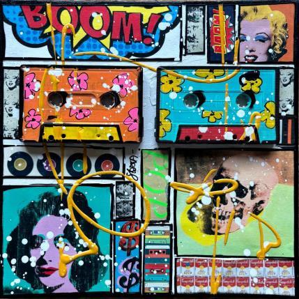 Peinture POP K7 par Costa Sophie | Tableau