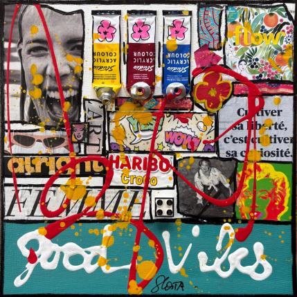 Peinture Good Vibes par Costa Sophie | Tableau