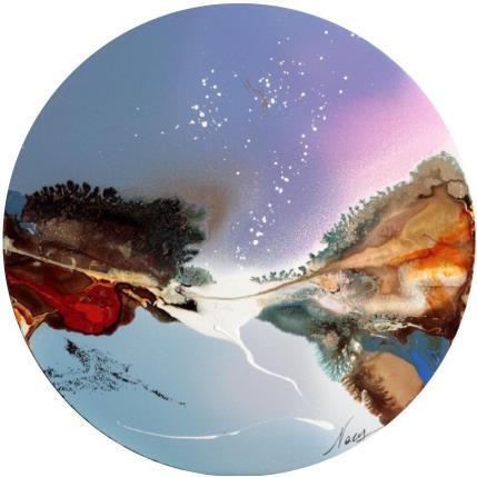 Gemälde C3452 von Naen | Gemälde Abstrakt Acryl, Tinte