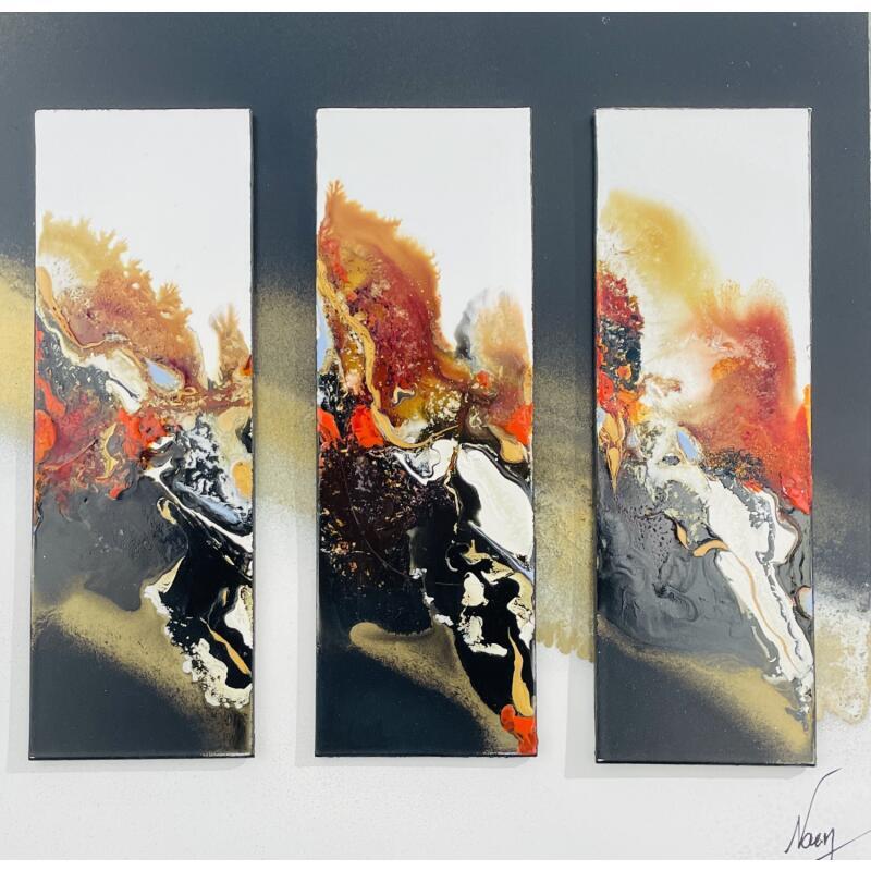 Painting C3261 by Naen | Painting Abstract Acrylic Ink