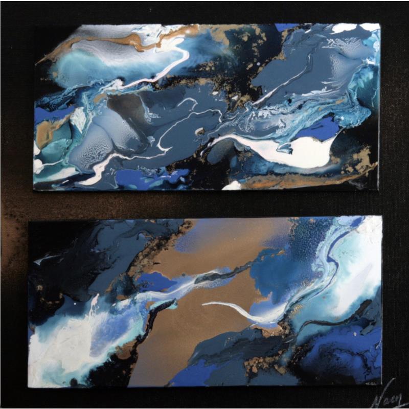 Painting C3230 by Naen | Painting Abstract Acrylic Ink