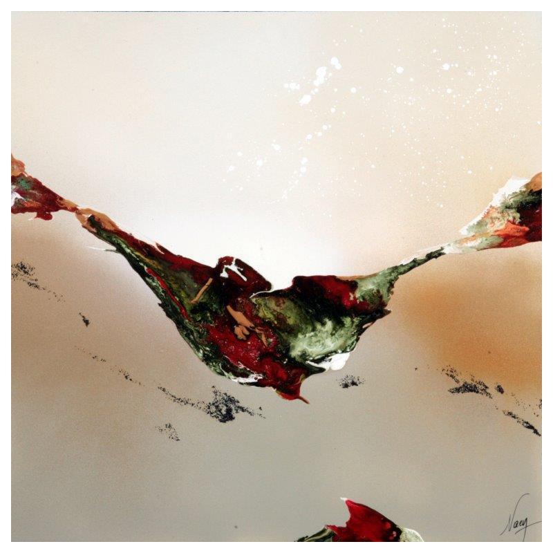 Painting C2403 by Naen | Painting Abstract Acrylic Ink