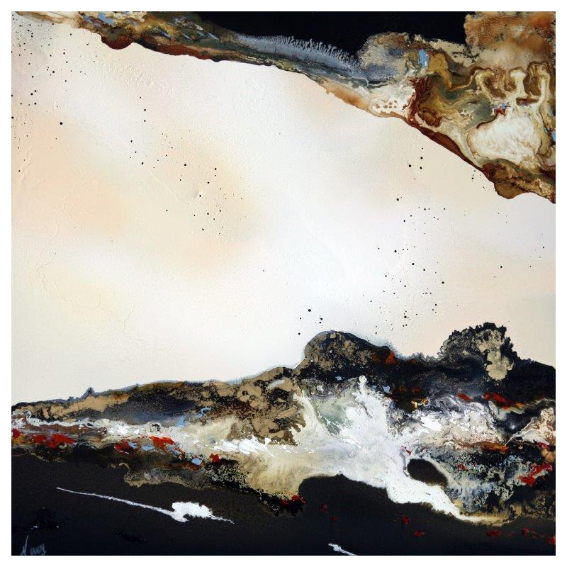 Painting C2784 by Naen | Painting Abstract Acrylic Ink