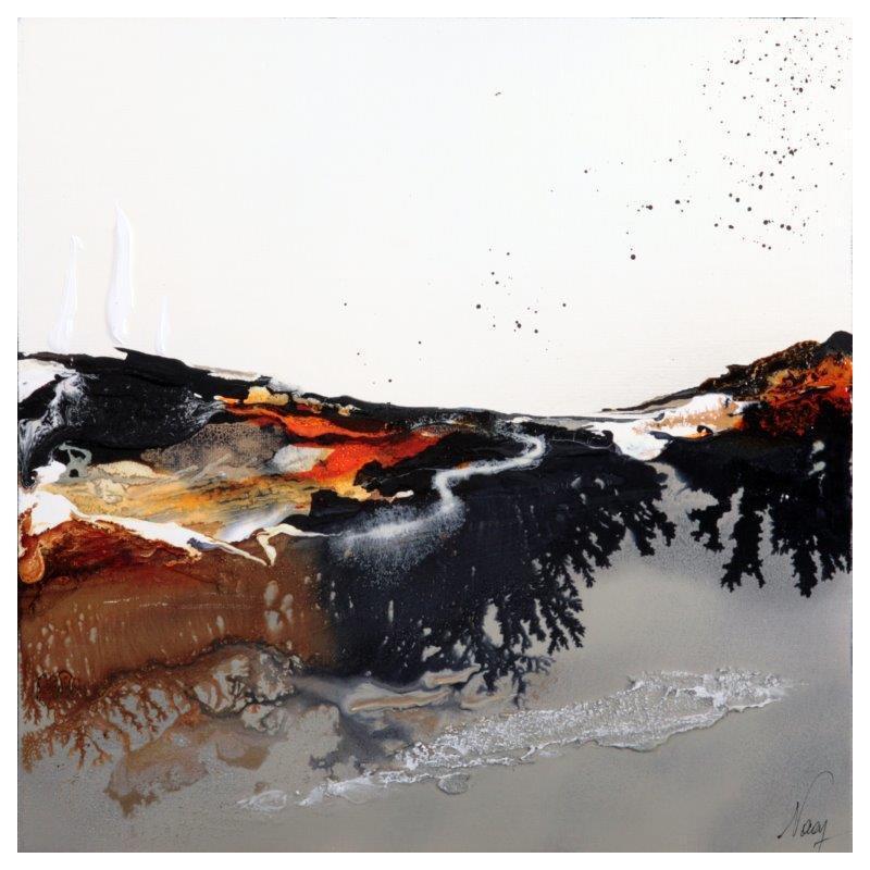 Painting C2027 by Naen | Painting Abstract Acrylic Ink