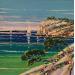 Painting Cap Morgiou by Corbière Liisa | Painting Figurative Landscapes Marine Oil