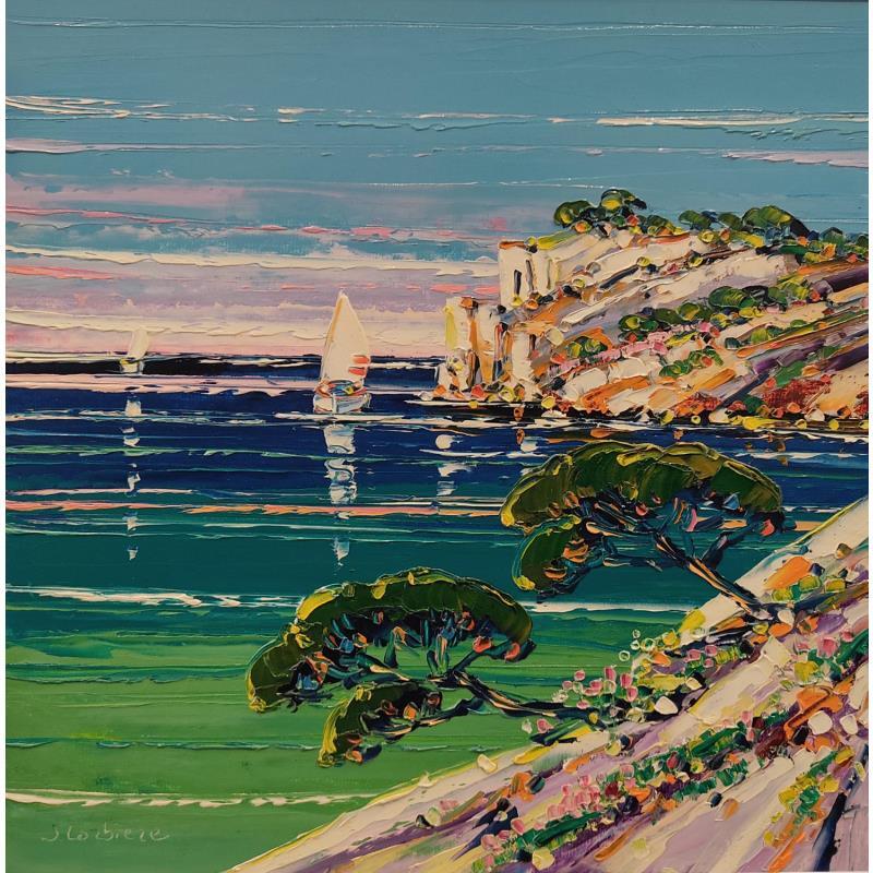 Painting Cap Morgiou by Corbière Liisa | Painting Figurative Landscapes Marine Oil