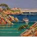 Painting Cap Canaille, Cassis by Corbière Liisa | Painting Figurative Landscapes Marine Oil