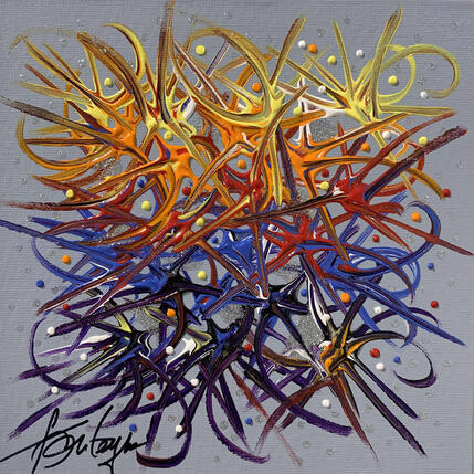 Painting Densité by Fonteyne David | Painting Figurative Acrylic Pop icons