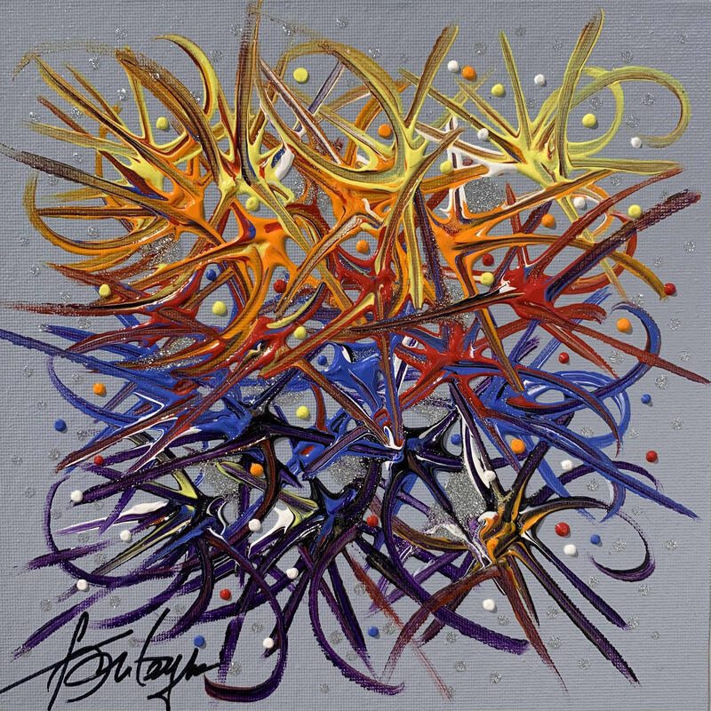 Painting Densité by Fonteyne David | Painting Figurative Acrylic