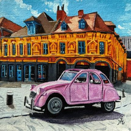 Gemälde Maison de Gille de la Boe  von Ion Manolachi | Gemälde Figurativ Acryl Architektur