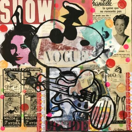 Peinture The show par Kikayou | Tableau Pop-art Acrylique, Collage, Graffiti Icones Pop