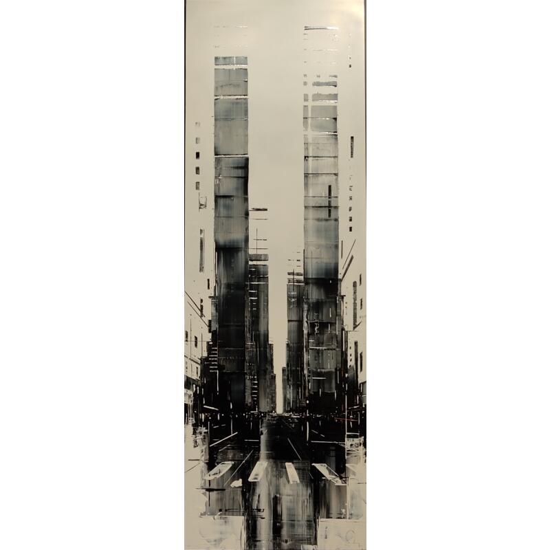 Painting Synthesis by Rey Julien | Painting Figurative Gold leaf