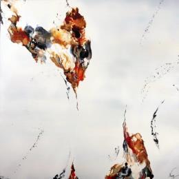 Painting 871 by Naen | Painting Abstract Acrylic, Ink