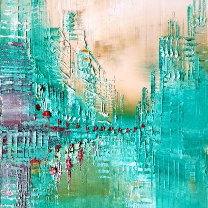 Gemälde Le printemps dans la ville von Levesque Emmanuelle | Gemälde  Öl