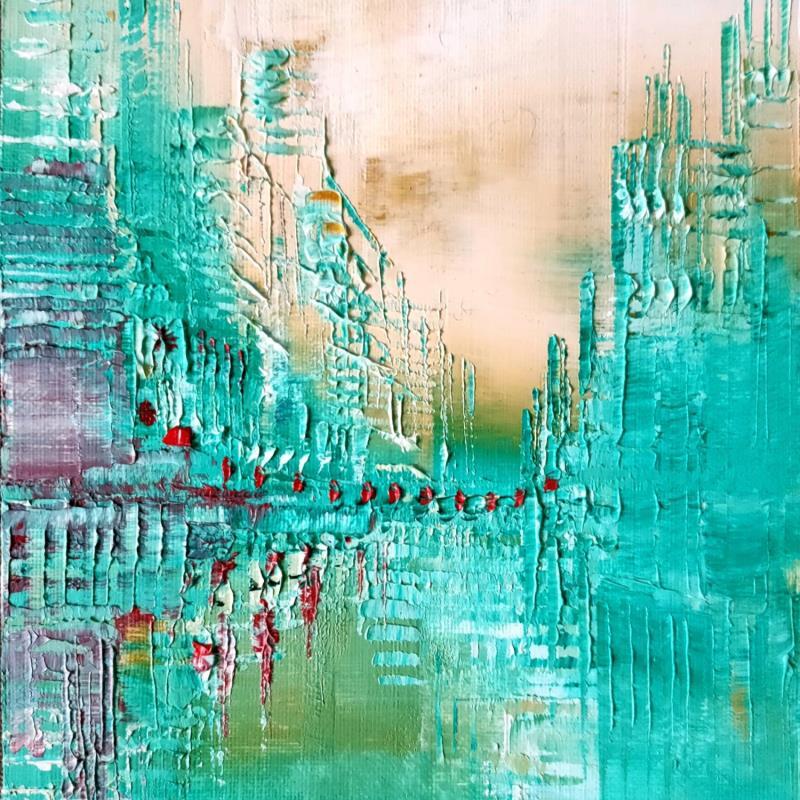 Gemälde Le printemps dans la ville von Levesque Emmanuelle | Gemälde Öl