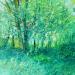 Painting A travers les arbres by Levesque Emmanuelle | Painting Oil